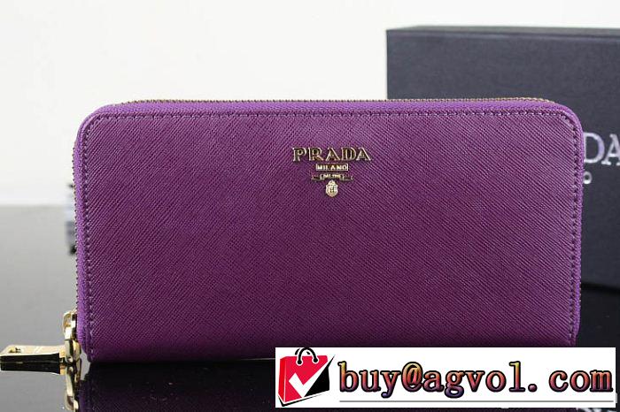 高級感演出 2014 prada プラダース長財布