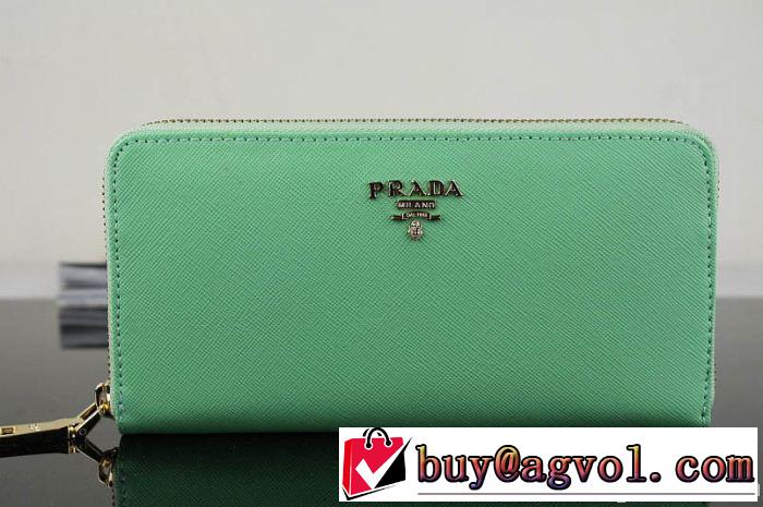 希少 2014 prada プラダース長財布