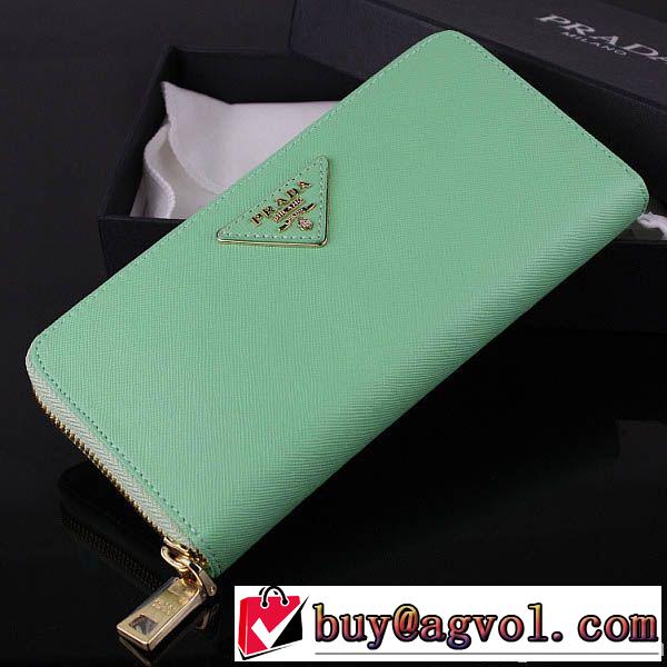 2014 美品 prada プラダース長財布