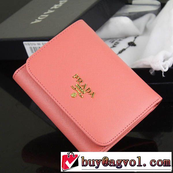 超人気美品◆ 2014 prada プラダース長財布