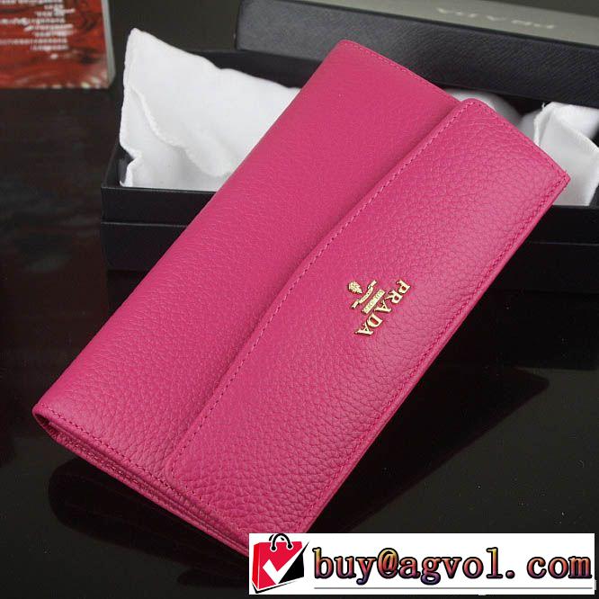 美品！ 2014 prada プラダース長財布
