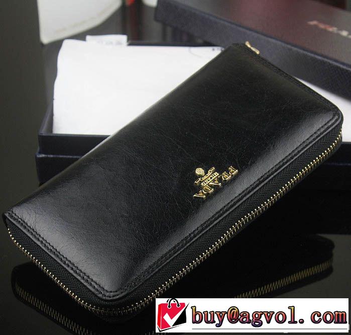 2014 美品 prada プラダース長財布