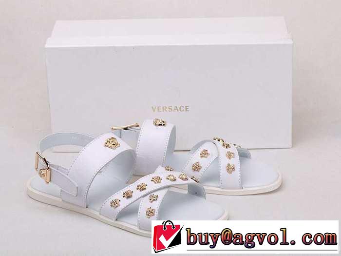 お買得 2014春夏 versace ヴェルサーチ サンダル 2色可選