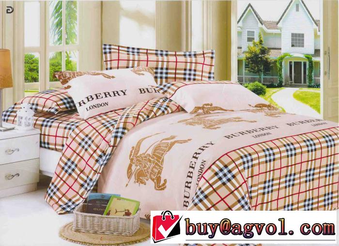 秋冬 burberry バーバリー 2014 人気商品 ユーロデザイン 寝具セット 布団カバー 4点セット