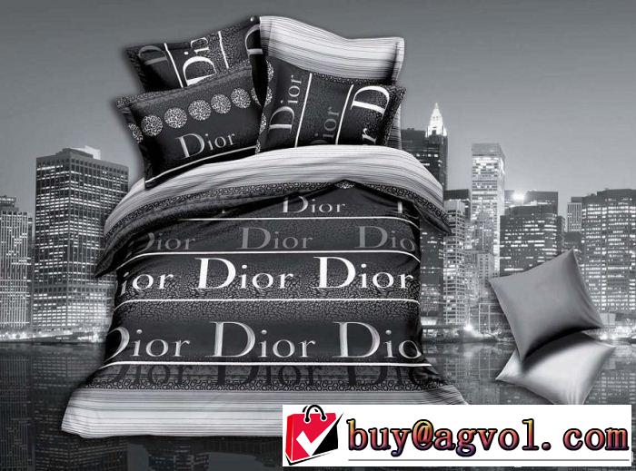 DIOR ディオール 秋冬 2014 人気商品 ベッドカバー セット 布団カバー 4点セット