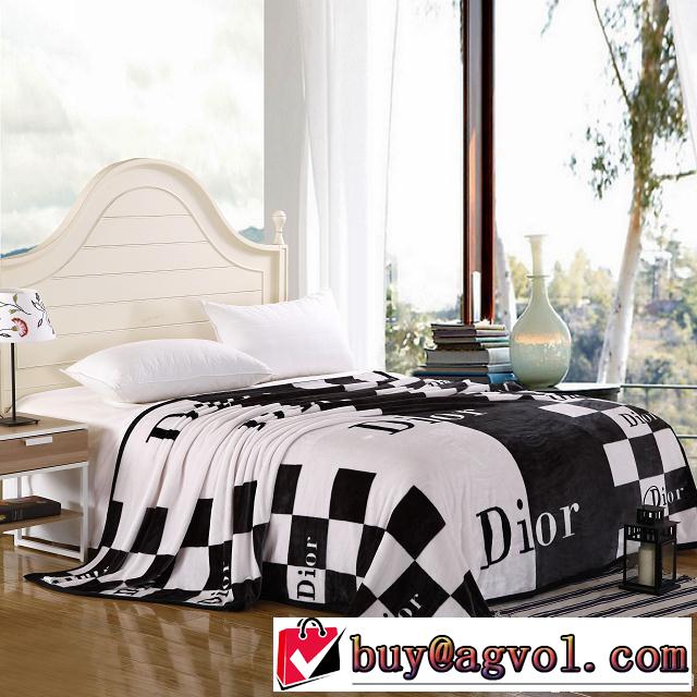 秋冬 DIOR ディオール 2014 高級感がただよう チェック柄 ブランケット