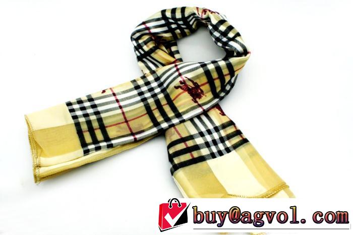 秋冬 2014【激安】BURBERRY バーバリー 美品 おしゃれな  シルクサテン スカーフ女性用 2色可選