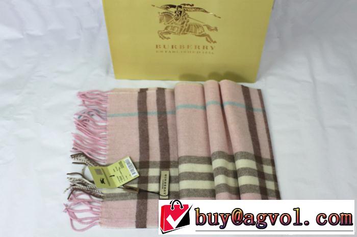 秋冬 2014 値下げ！burberry バーバリー チェック柄 羊绒 美品 おしゃれなマフラー 女性用 7色可選