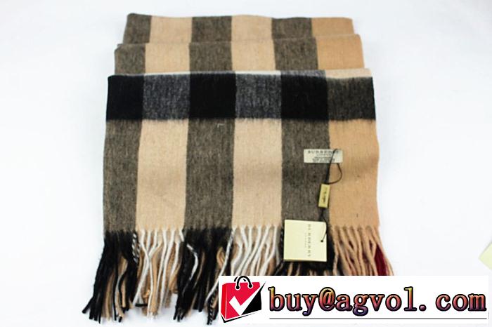 秋冬 2014◆モデル愛用◆burberry バーバリー美品 おしゃれな チェック柄マフラー 女性用 4色可選