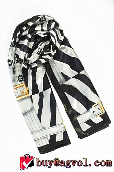 秋冬 2014 sale開催 fendi フェンディ おしゃれな シルク スカーフ女性用 4色可選