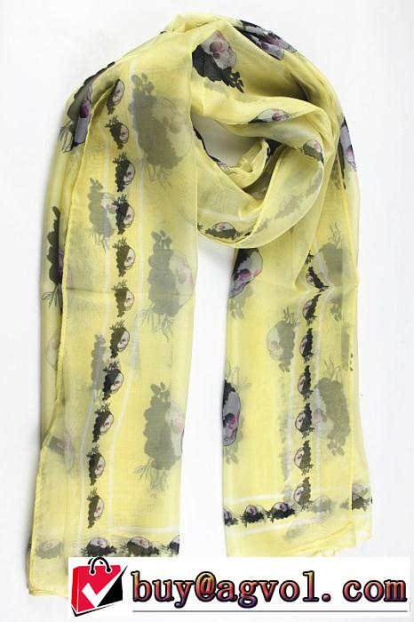 秋冬 2014 alexander mcqueen アレキサンダー マックイーン 美品！おしゃれな シルク女性用スカーフ3色可選