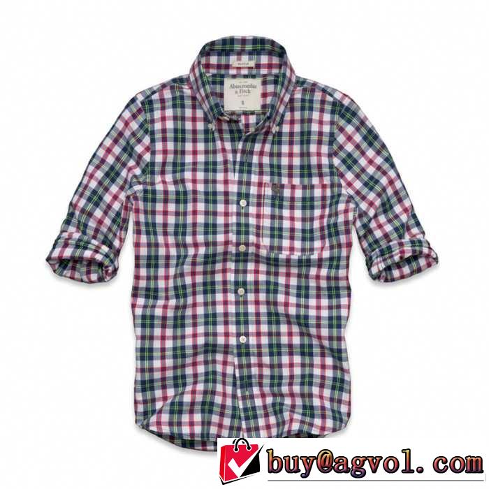 2014秋冬 美品 abercrombie & fitch アバクロンビー&フィッチ 長袖シャツ