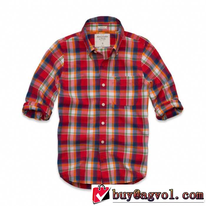 【激安】 2014秋冬 abercrombie & fitch アバクロンビー&フィッチ 長袖シャツ