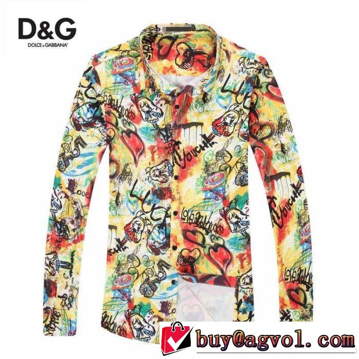 ラグジュアリーな雰囲気をもたらす 2014秋冬 dolce&gabbana ドルチェ＆ガッバーナ 長袖シャツ 消臭抗菌効果がある
