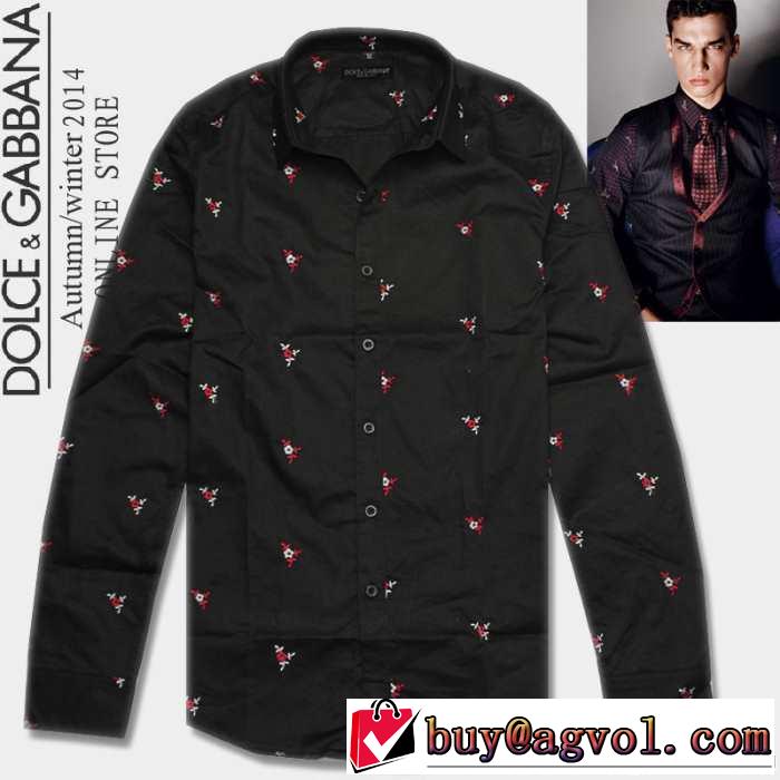 超人気美品◆ 2014秋冬 dolce&gabbana ドルチェ＆ガッバーナ 長袖シャツ 3色可選 着回し度抜群