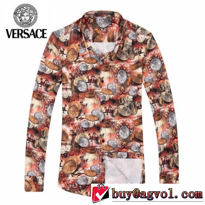 人気が爆発 2014秋冬 versace ヴェルサーチ 長袖シャツ