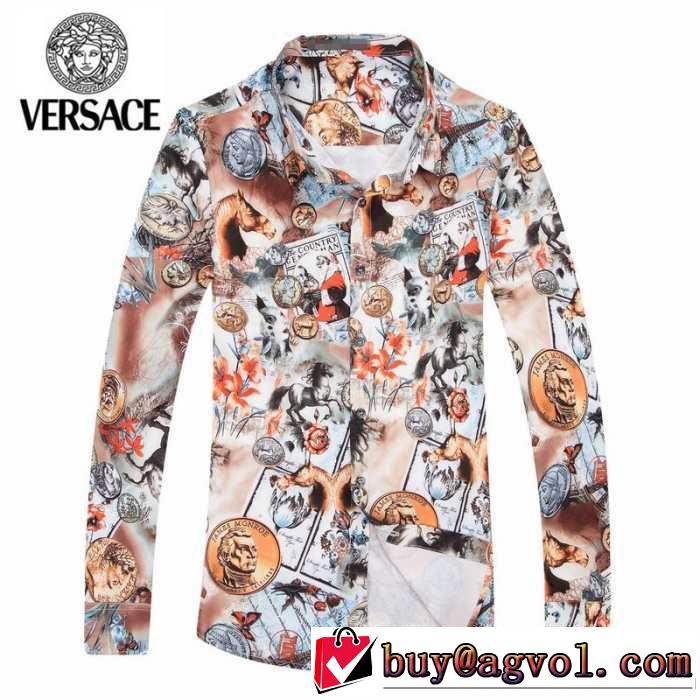 2014秋冬 versace ヴェルサーチ 長袖シャツ