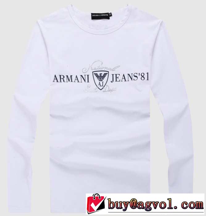 大特価 2014秋冬 armani アルマーニ 長袖tシャツ 4色可選