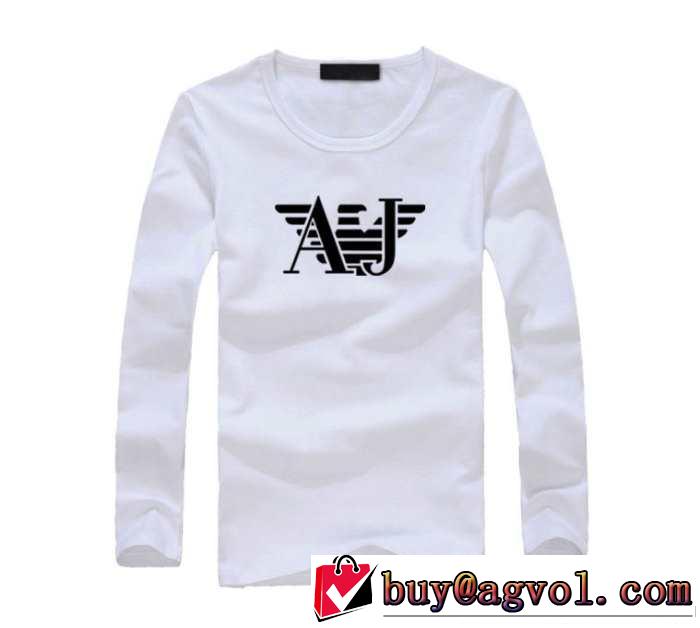 2014秋冬 エレガントな装い armani アルマーニ 長袖tシャツ 6色可選