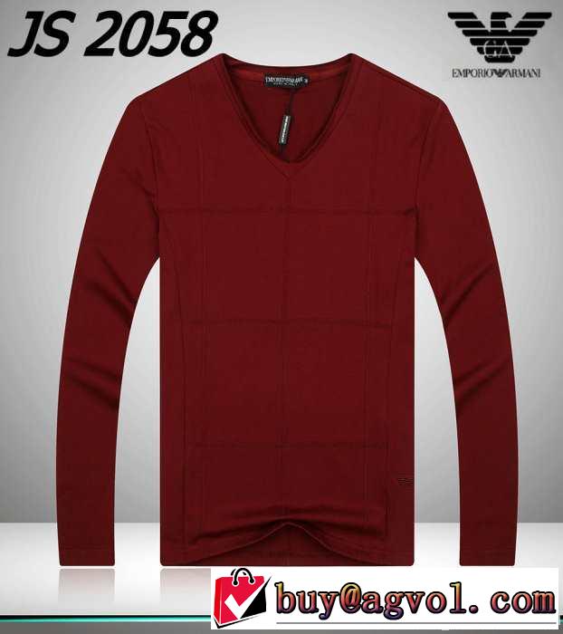 超人気美品◆ 2014秋冬 armani アルマーニ 長袖tシャツ 3色可選