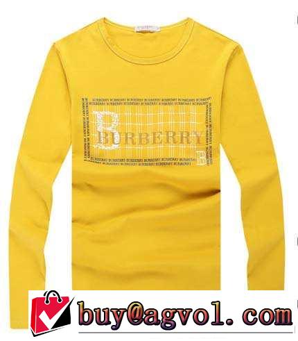 美品！ 2014秋冬 burberry バーバリー 長袖tシャツ 4色可選
