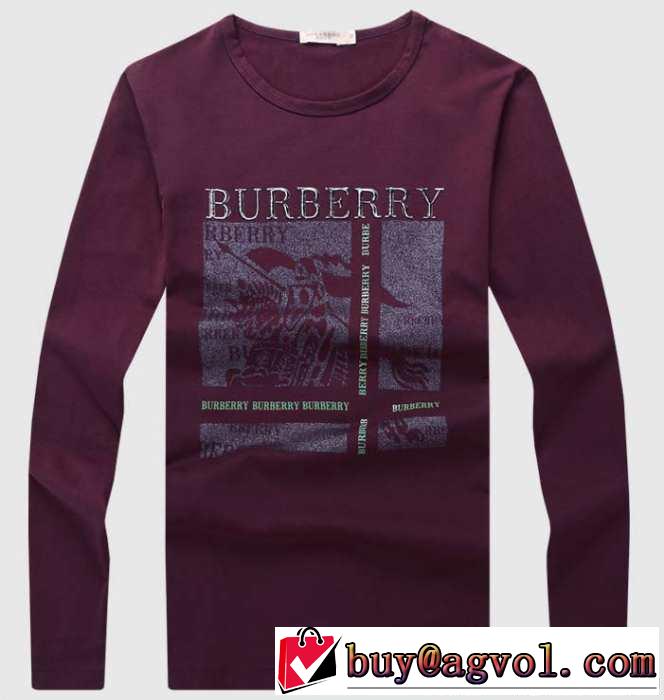SALE開催 2014秋冬 burberry バーバリー 長袖tシャツ 4色可選