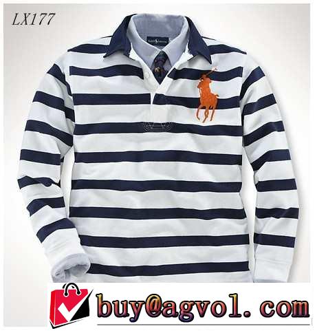 2014秋冬 スタイリッシュ感 polo ralph lauren ポロ ラルフローレン 長袖ポロシャツ 3色可選