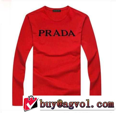 おしゃれも譲れない prada プラダ 2014秋冬 長袖tシャツ 4色可選