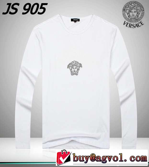 2014秋冬 versace ヴェルサーチ 長袖tシャツ 人気が爆発 3色可選