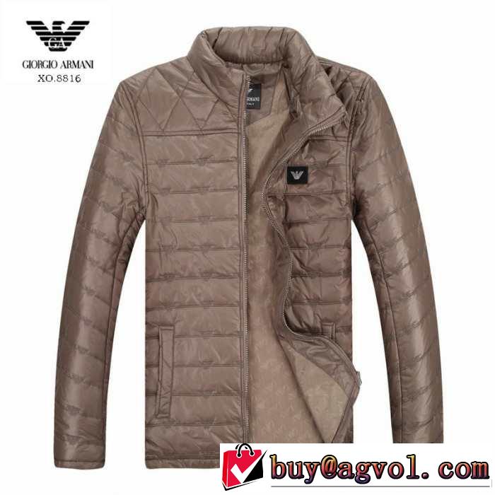 ～希少 2014秋冬 armani アルマーニ 綿入れ 3色可選