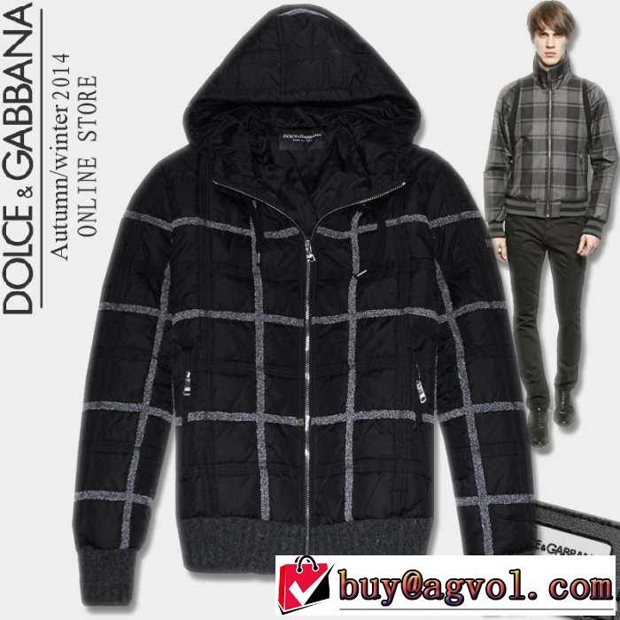 2014秋冬 おしゃれも譲れない dolce&gabbana ドルチェ＆ガッバーナ 綿入れ 2色可選 防寒具としての機能もバッチリ