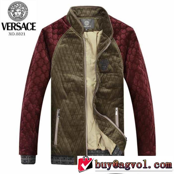 売れ筋 2014秋冬 versace ヴェルサーチ 綿入れ 3色可選 すっきり着膨れしない