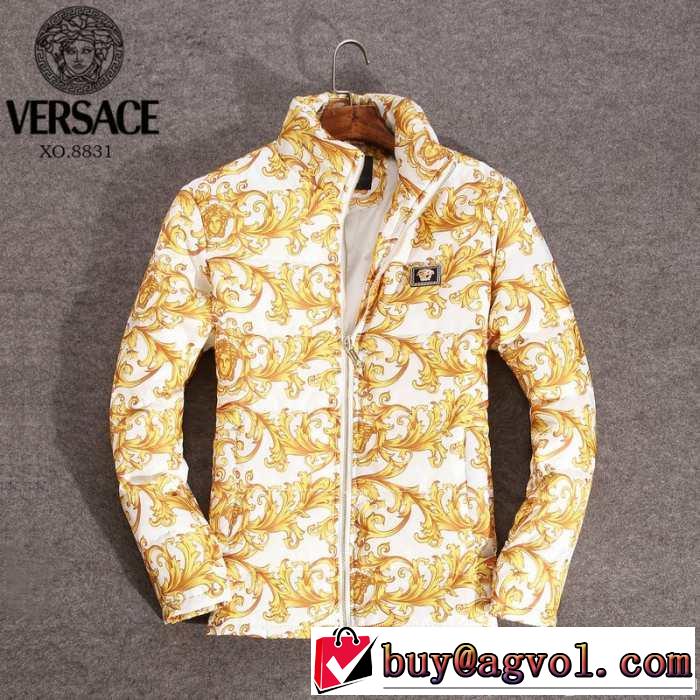 値下げ 2014秋冬 versace ヴェルサーチ 綿入れ 3色可選 防寒具としての機能もバッチリ