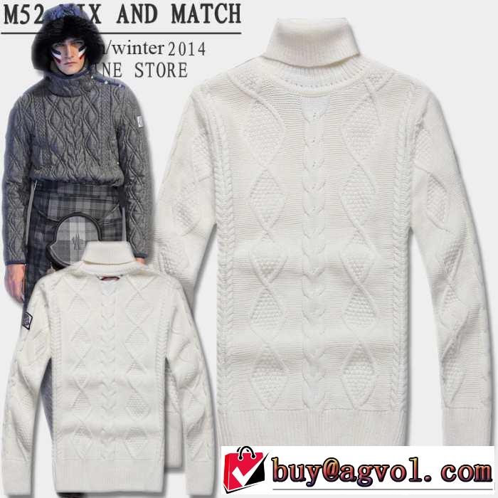 2014秋冬 秋の定番 moncler モンクレール ニットセーター 3色可選