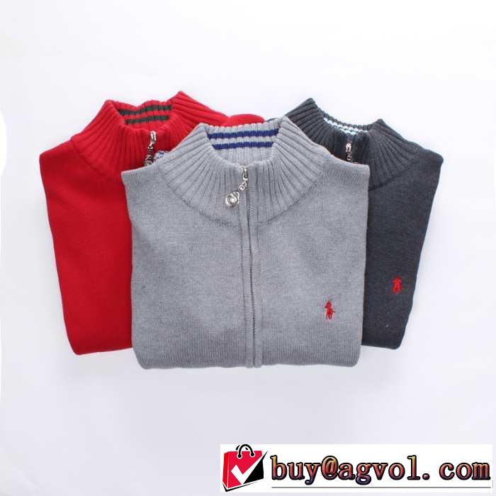 上質 2014秋冬 polo ralph lauren ポロ ラルフローレン パーカーニットカーディガン 3色可選