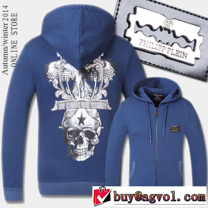 完売品! 2014秋冬 philipp plein フィリッププレイン パーカー 3色可選