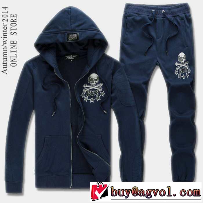 上質 2014秋冬 philipp plein フィリッププレイン パーカー 3色可選