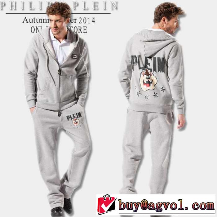 売れ筋 2014秋冬 philipp plein フィリッププレイン ジャージセット 2色可選