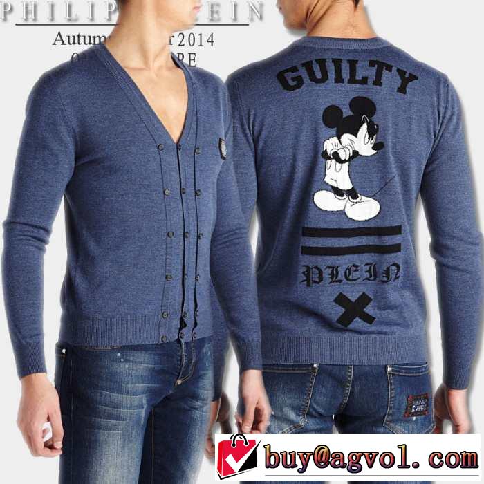 値下げ！ 2014秋冬 philipp plein フィリッププレイン ニットウェア 3色可選