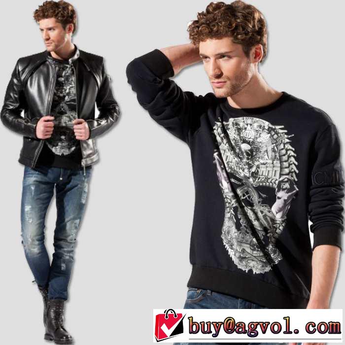 SALE!今季 2014秋冬 philipp plein フィリッププレイン プルオーバーパーカー 2色可選