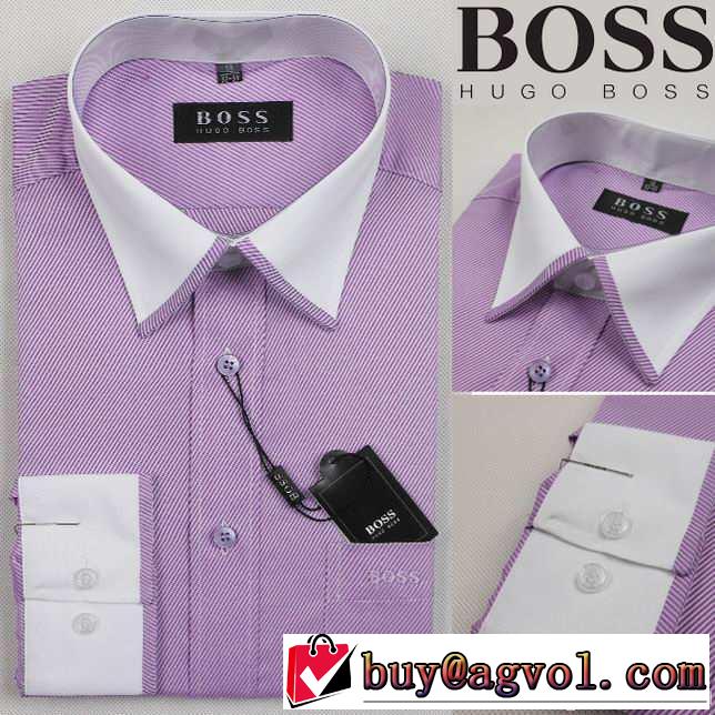 2014秋冬 吸汗速乾 hugo boss ヒューゴボス 長袖シャツ 4色可選