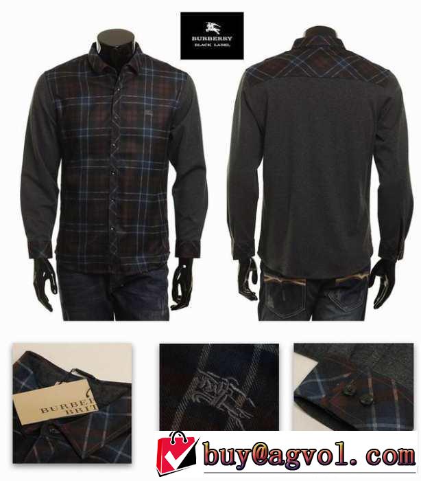 お買得 2014秋冬 burberry バーバリー 長袖シャツ