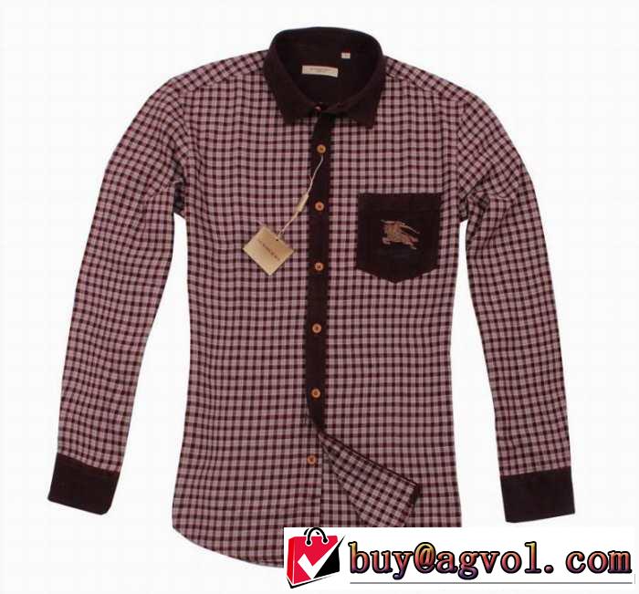 2014秋冬 首胸ロゴ burberry バーバリー 長袖シャツ