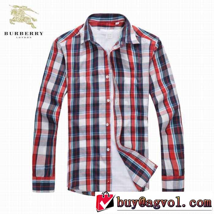 2014秋冬 大人気☆new!! burberry バーバリー 長袖シャツ 3色可選