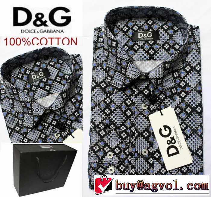 2014秋冬 新品 dolce&gabbana ドルチェ＆ガッバーナ 長袖シャツ