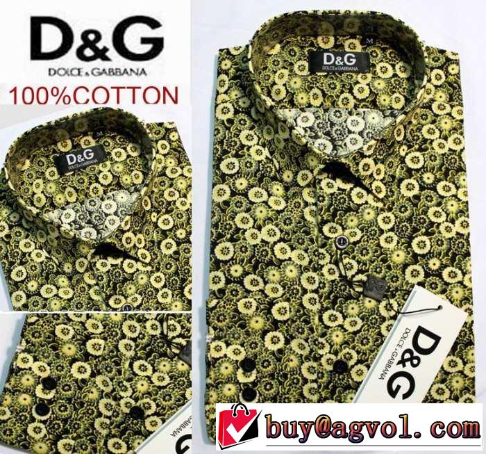 2014秋冬 ★安心★追跡付 dolce&gabbana ドルチェ＆ガッバーナ 長袖シャツ