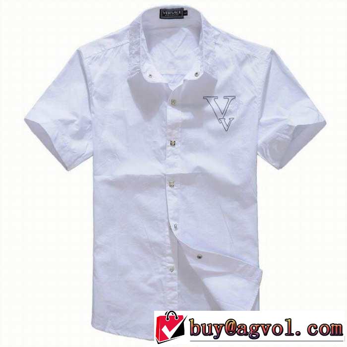 2014春夏 大特価 versace ヴェルサーチ 半袖シャツ 2色可選