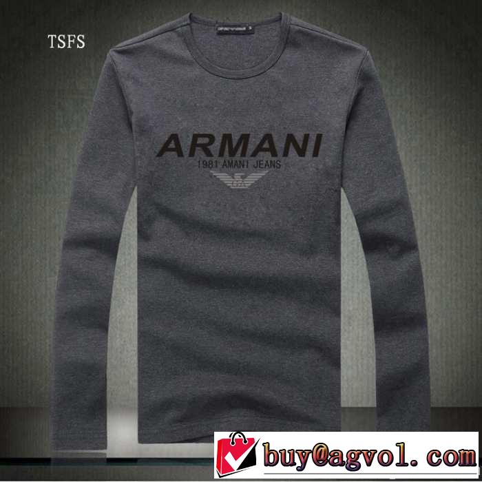 2014秋冬 ★安心★追跡付 armani アルマーニ 長袖 tシャツ