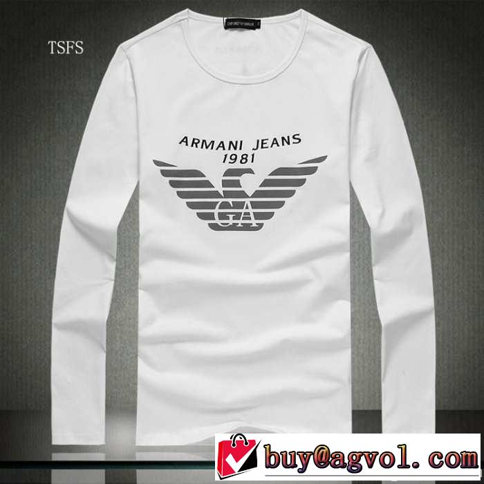 2014秋冬 最旬アイテム armani アルマーニ 長袖 tシャツ