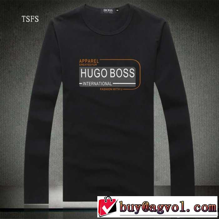 2014秋冬 上質 hugo boss ヒューゴボス 長袖 tシャツ